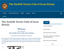 Tablet Screenshot of norfolkterrierclub.co.uk